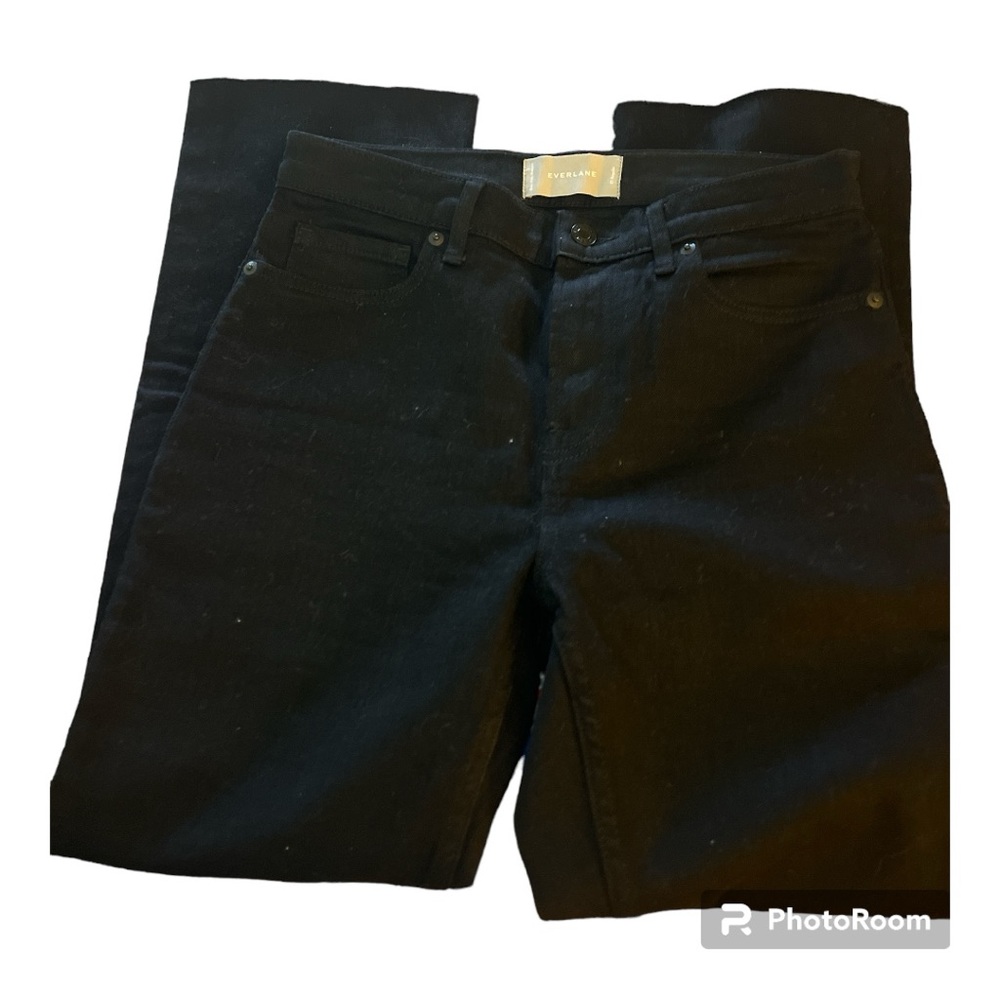 Everlane size 27 black jeans 98% cotton/2% elastane
